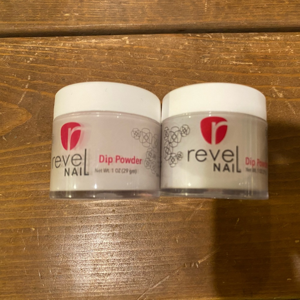 Revel Nail Dip Powders Emily and Bette